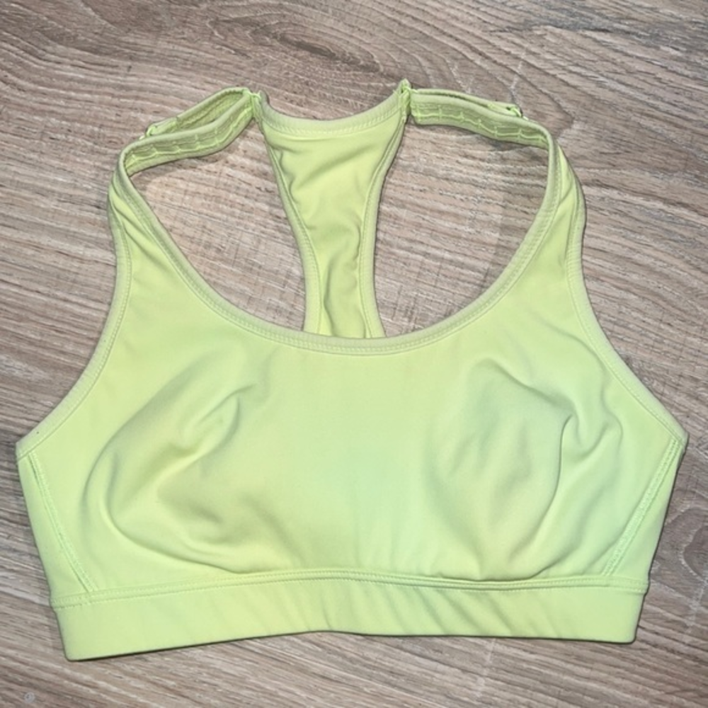 Neon yellow gap‎ sports bra